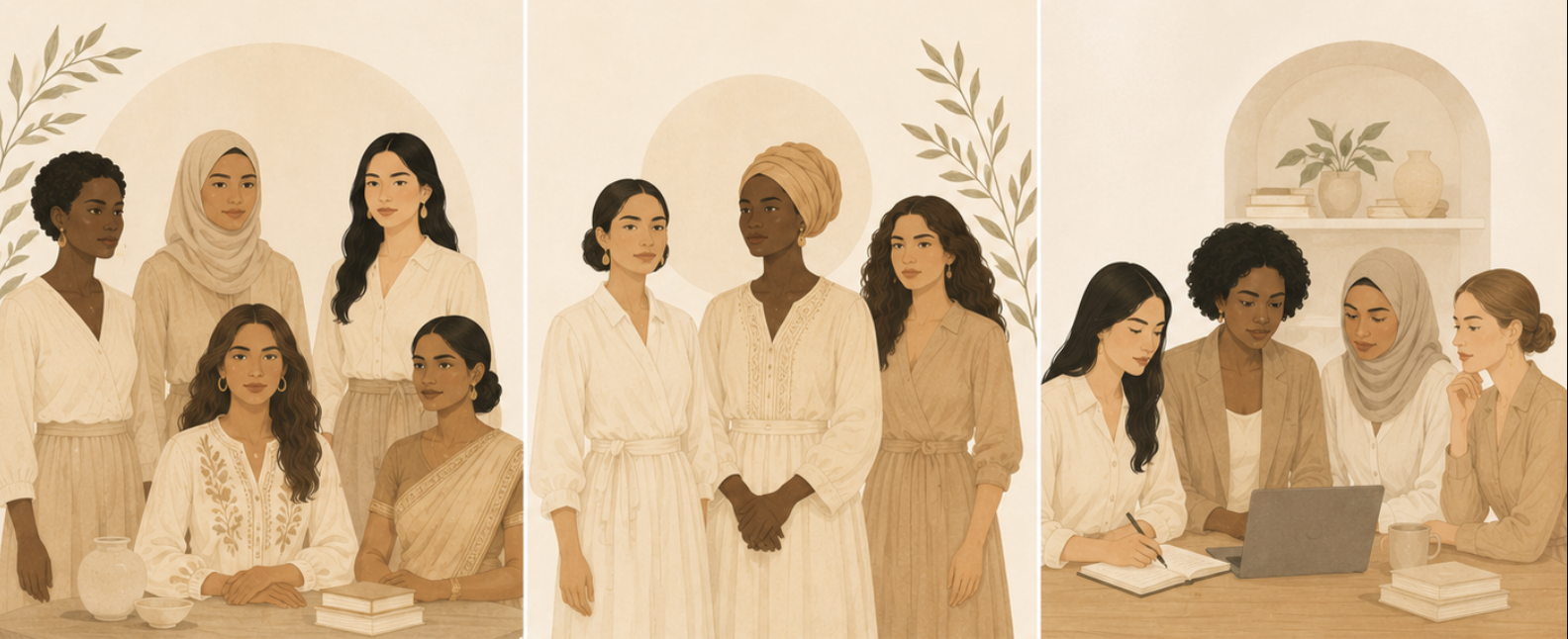 Women from communities across cultures